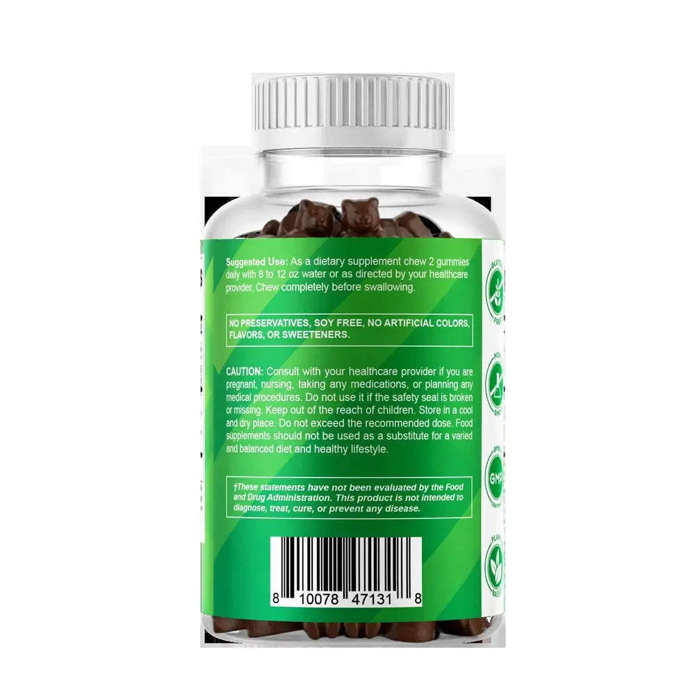 Irish Sea Moss Gummies with Bladderwrack and Burdock Root Flyobi