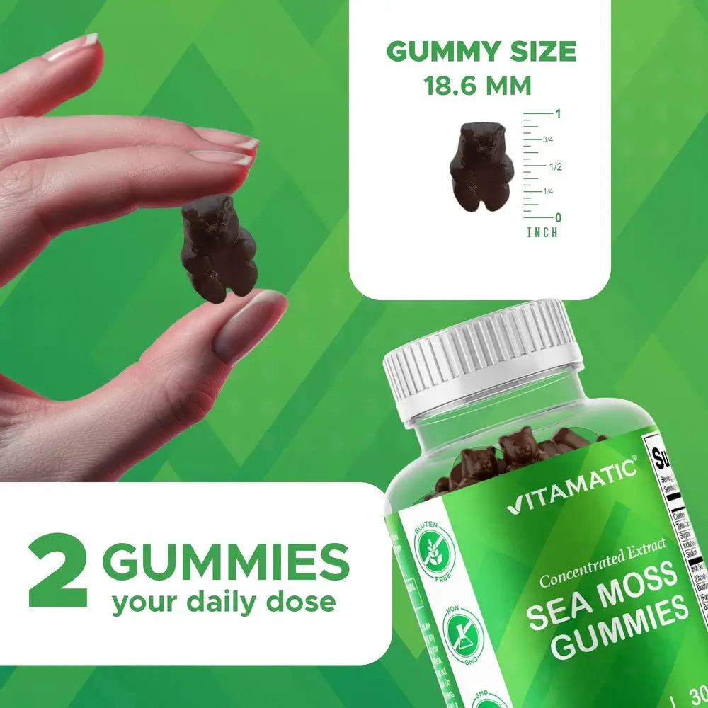 Irish Sea Moss Gummies with Bladderwrack and Burdock Root Flyobi