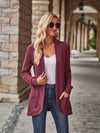 Open Front Pocket Cardigan Flyobi
