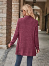 Open Front Pocket Cardigan Flyobi