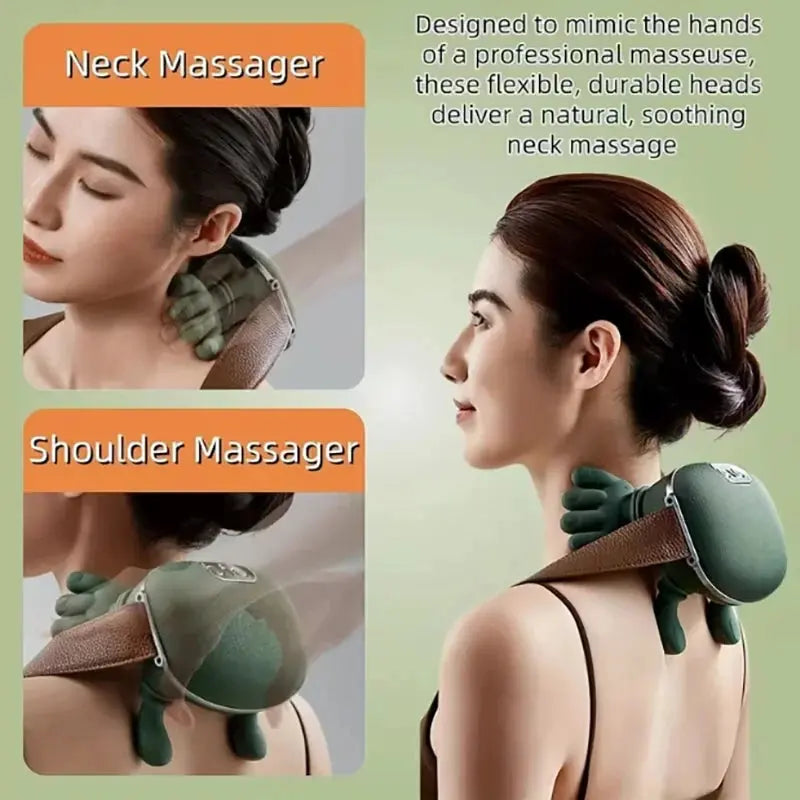 Wireless Neck Shoulder Massager Flyobi