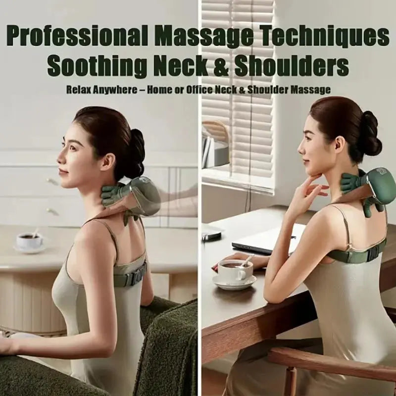 Wireless Neck Shoulder Massager Flyobi