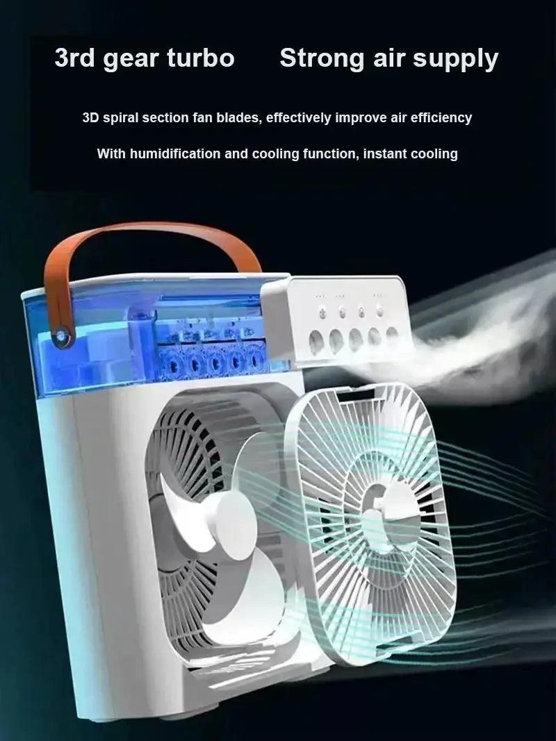 Portable Three-in-One Air Cooler Flyobi
