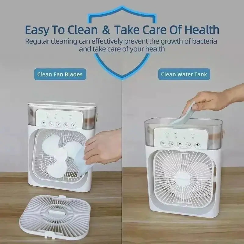 Portable Three-in-One Air Cooler Flyobi