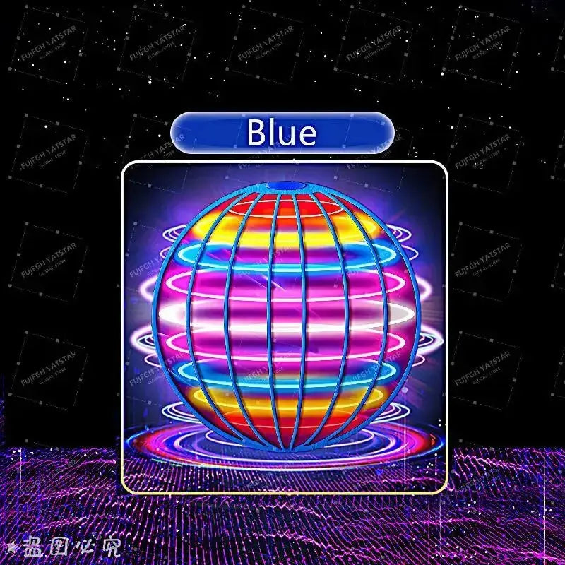 Lighted Hand Controlled Flying Spinner Flyobi