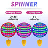 Lighted Hand Controlled Flying Spinner Flyobi