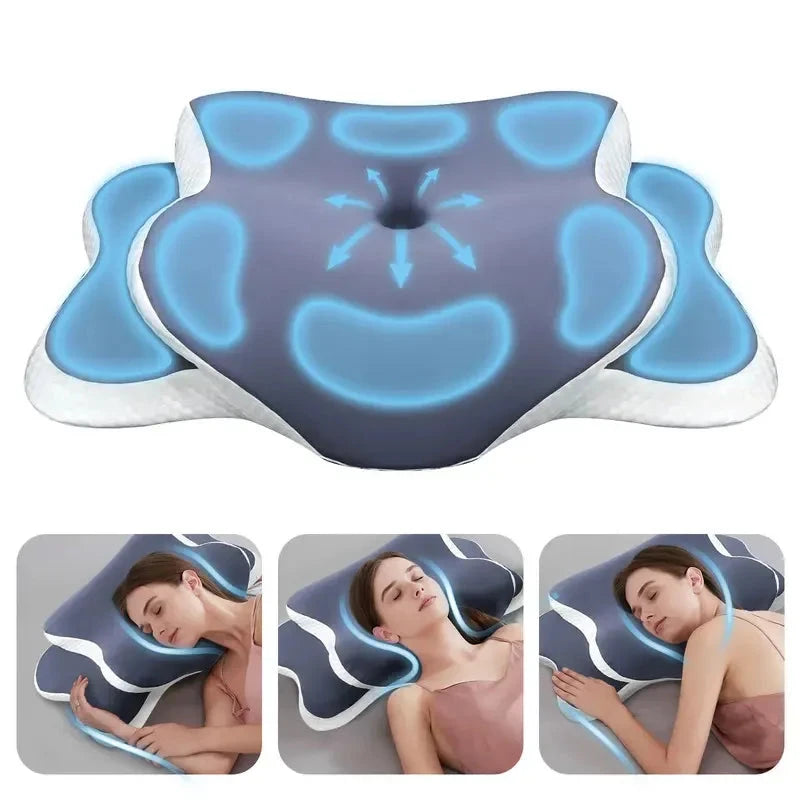 Ergonomic Memory Foam Contour Pillow Flyobi