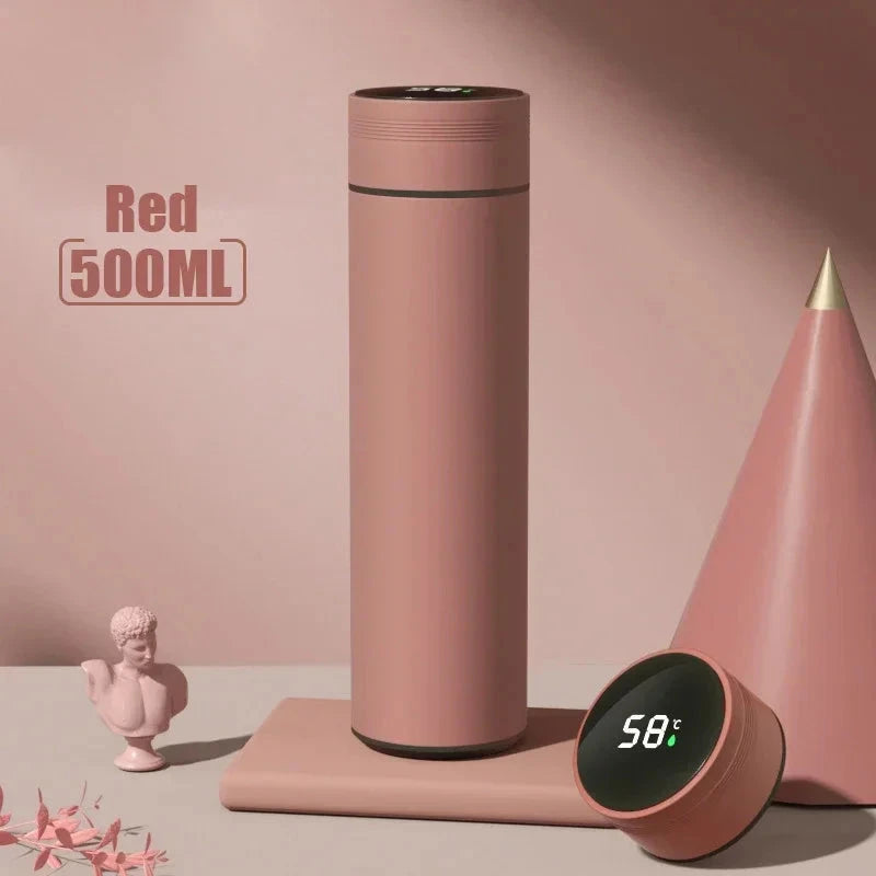 Stainless Steel Temperature Display Thermos Flyobi