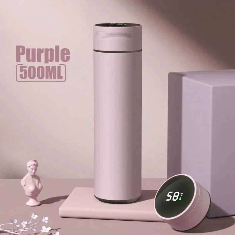 Stainless Steel Temperature Display Thermos Flyobi