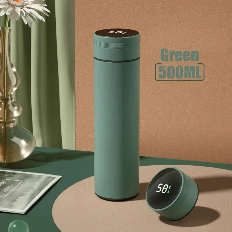 Stainless Steel Temperature Display Thermos Flyobi