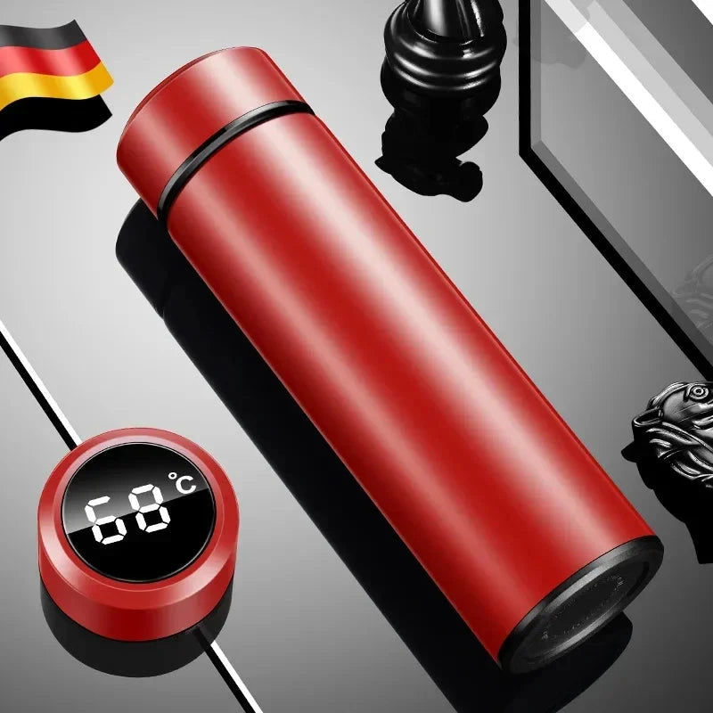 Stainless Steel Temperature Display Thermos Flyobi
