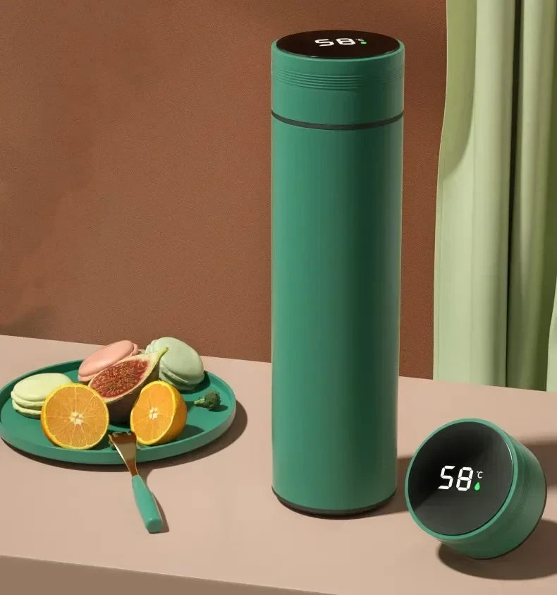 Stainless Steel Temperature Display Thermos Flyobi