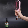 Refillable Spray Detangling Hairbrush Flyobi