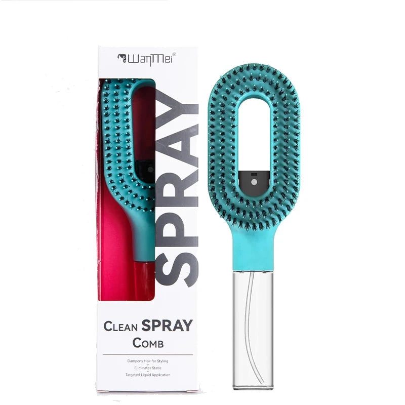 Refillable Spray Detangling Hairbrush Flyobi
