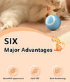 Automatic Rolling Interactive Cat Ball Flyobi