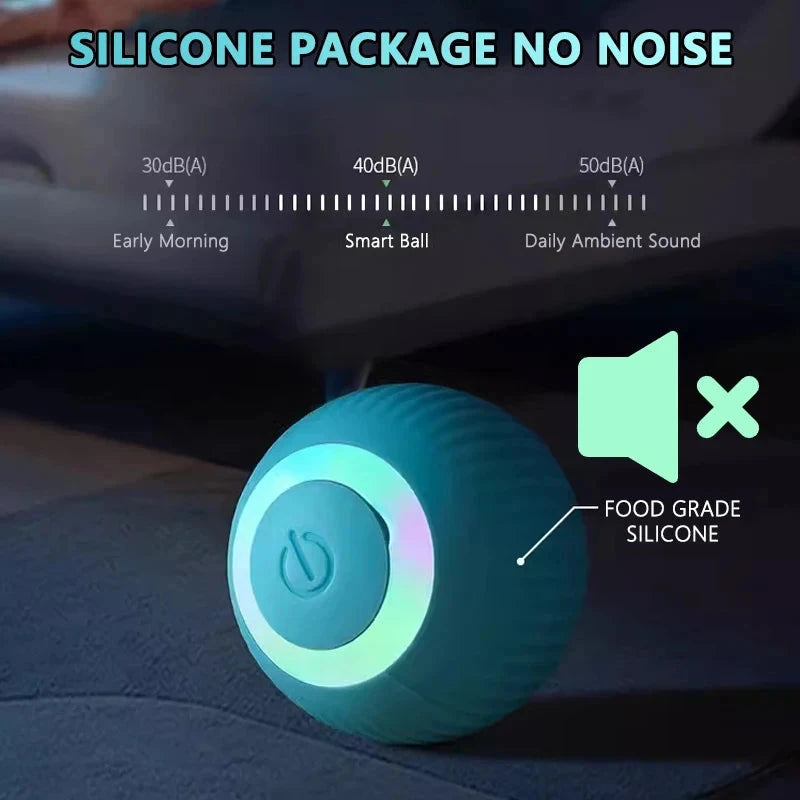 Automatic Rolling Interactive Cat Ball Flyobi