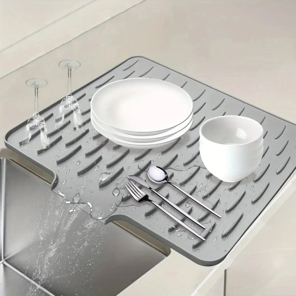 Non-Slip Silicone Sink Drain Mat Flyobi