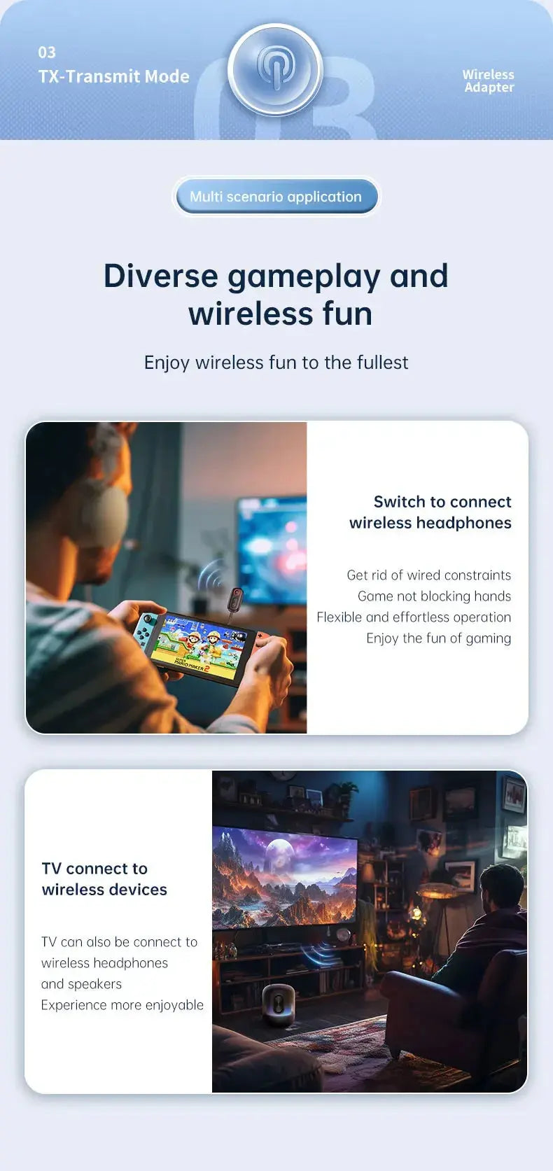 Wireless Bluetooth Audio Transmitter Flyobi