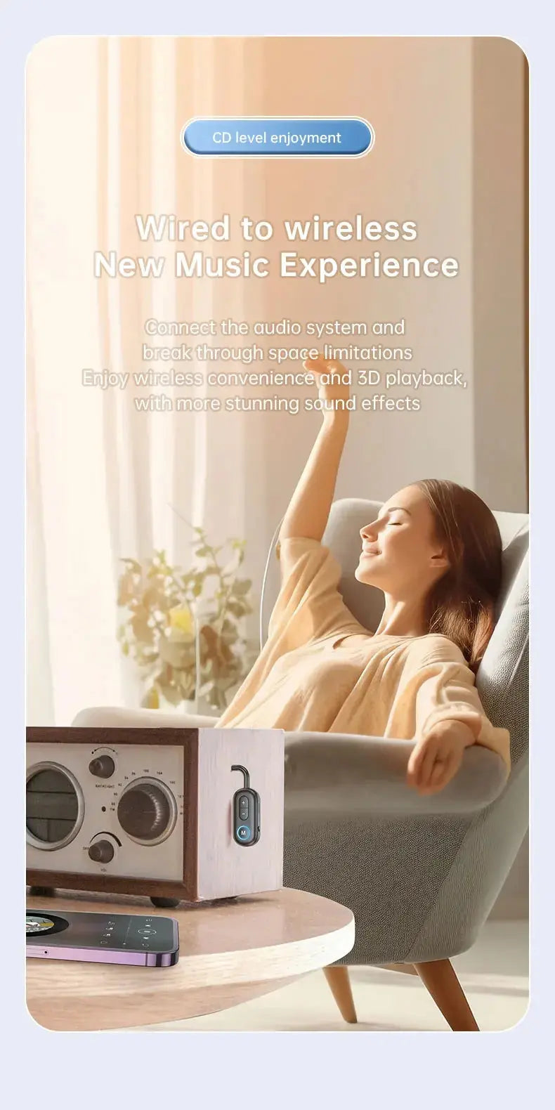 Wireless Bluetooth Audio Transmitter Flyobi