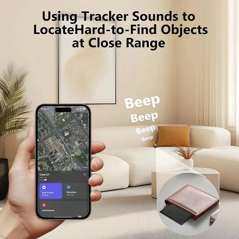 Ultra-Thin Smart Wallet Tracker Flyobi