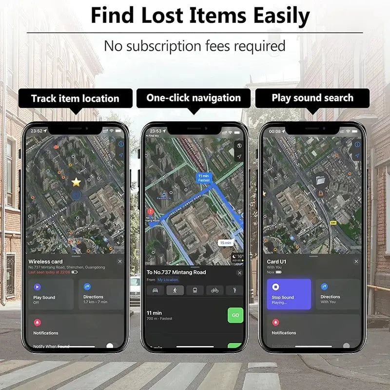 Ultra-Thin Smart Wallet Tracker Flyobi