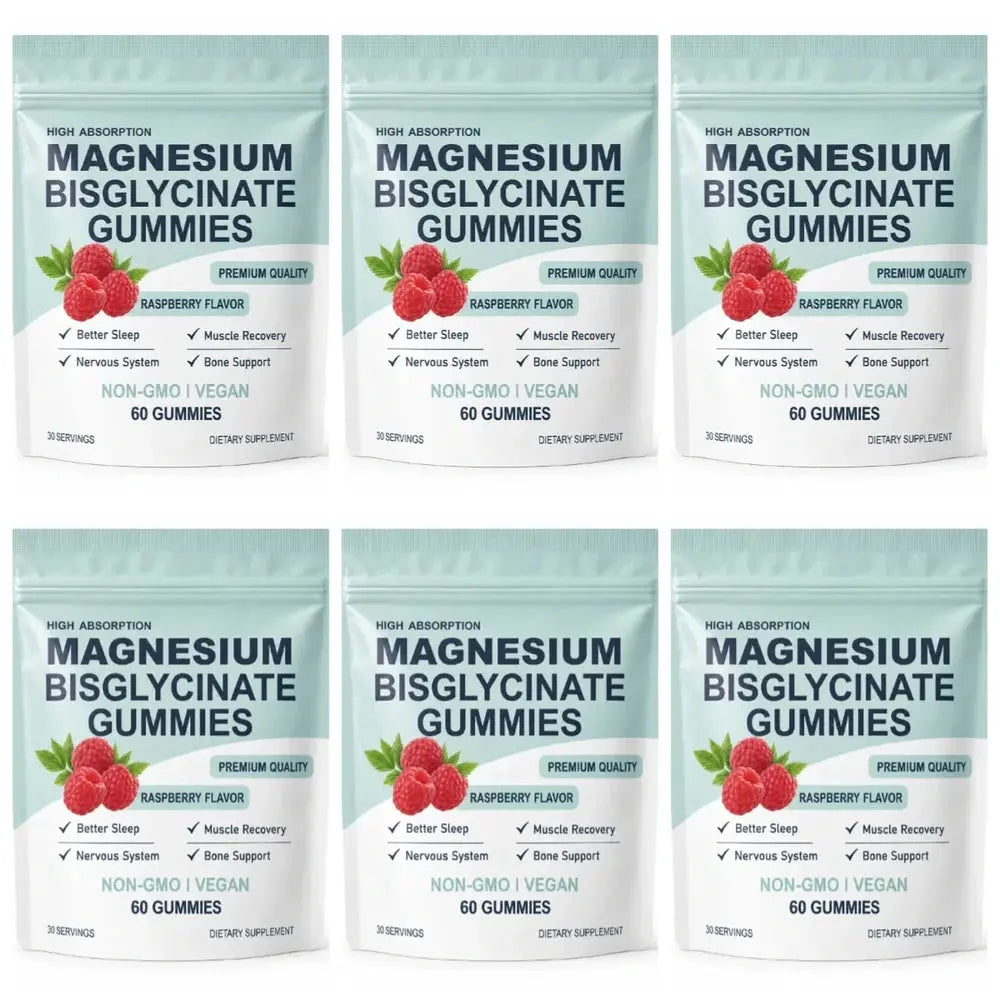 Magnesium Bisglycinate Gummies for Bone Health Flyobi