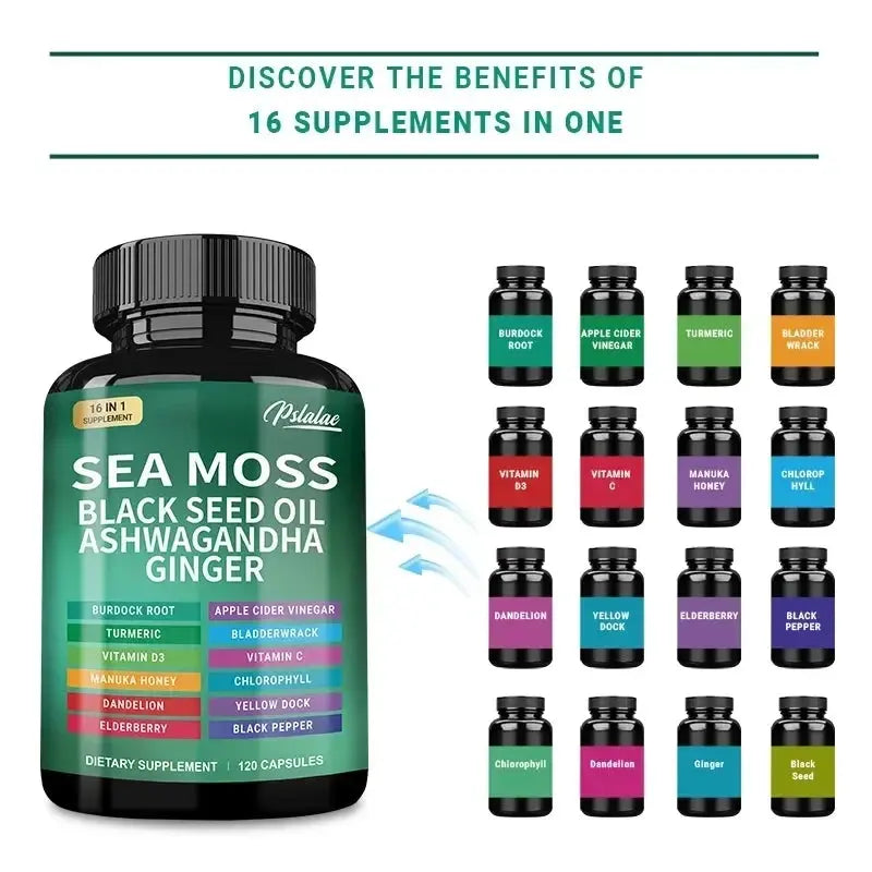 Sea Moss Ginger Capsules Flyobi