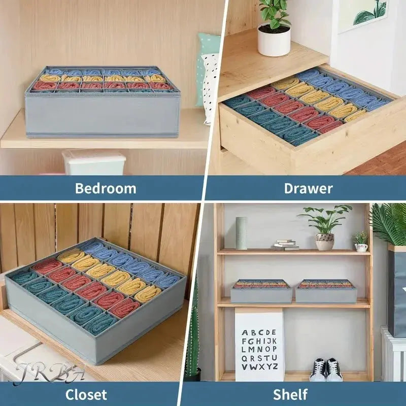 Foldable Fabric Underwear Organizer Flyobi