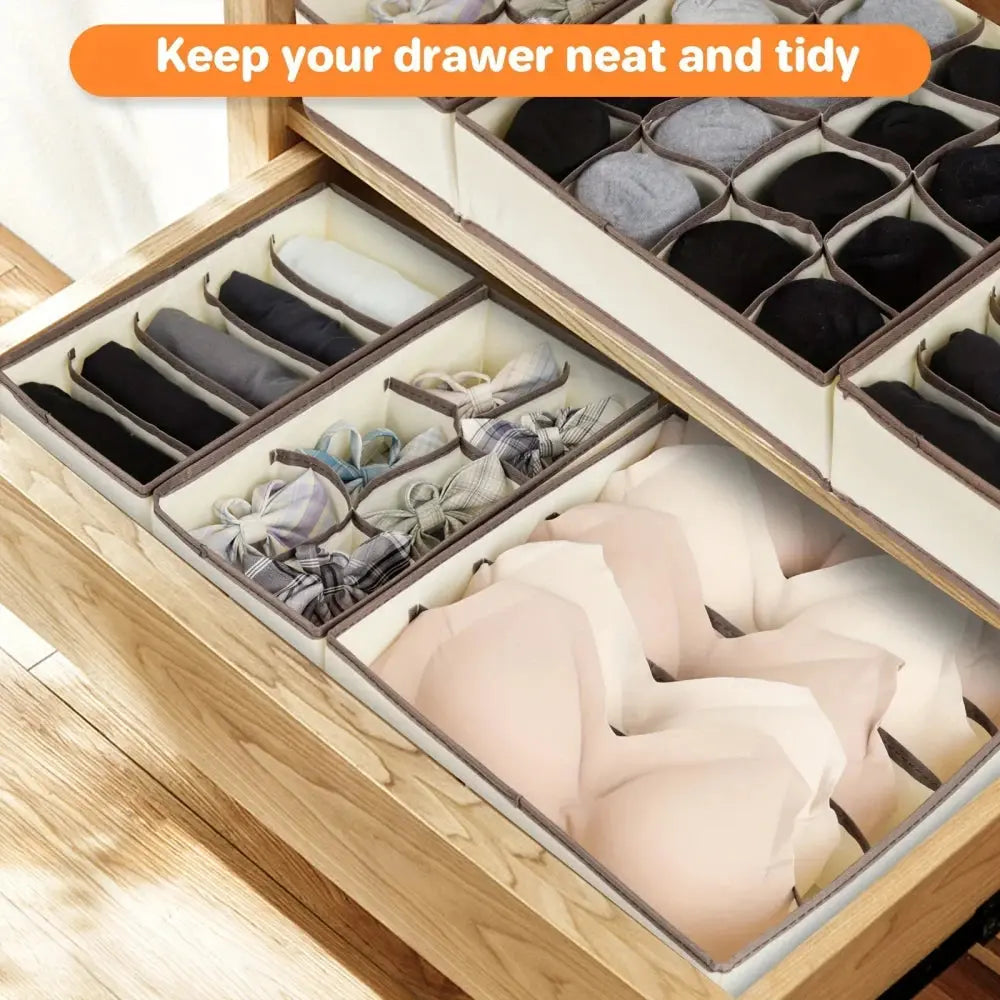 Foldable Fabric Underwear Organizer Flyobi