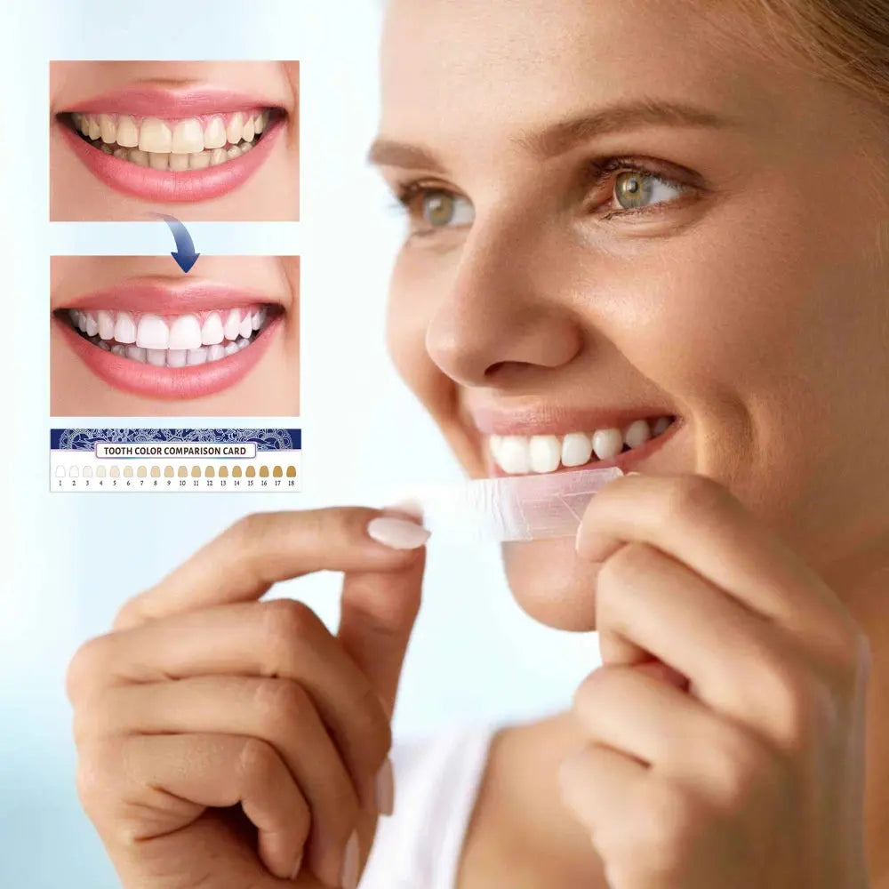 Natural Coconut Oil Teeth Whitening Strips Flyobi