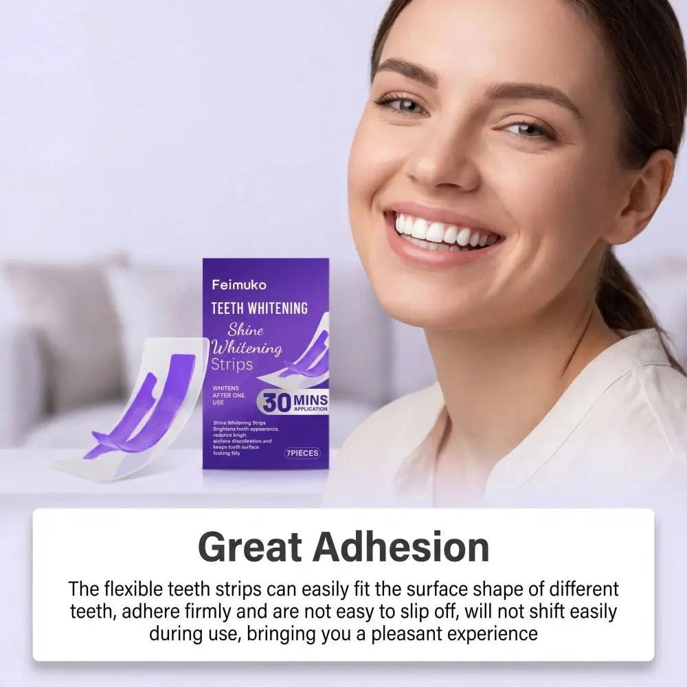 Purple Teeth Whitening Strips Flyobi