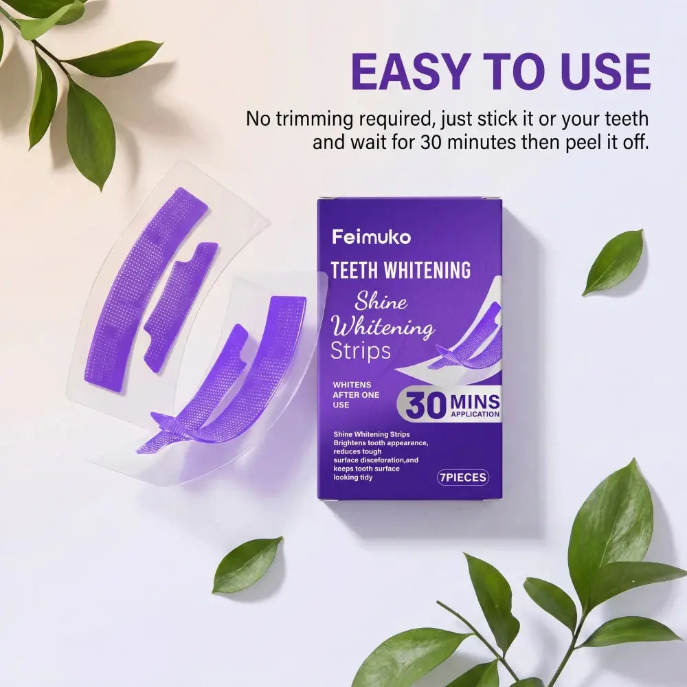 Purple Teeth Whitening Strips Flyobi