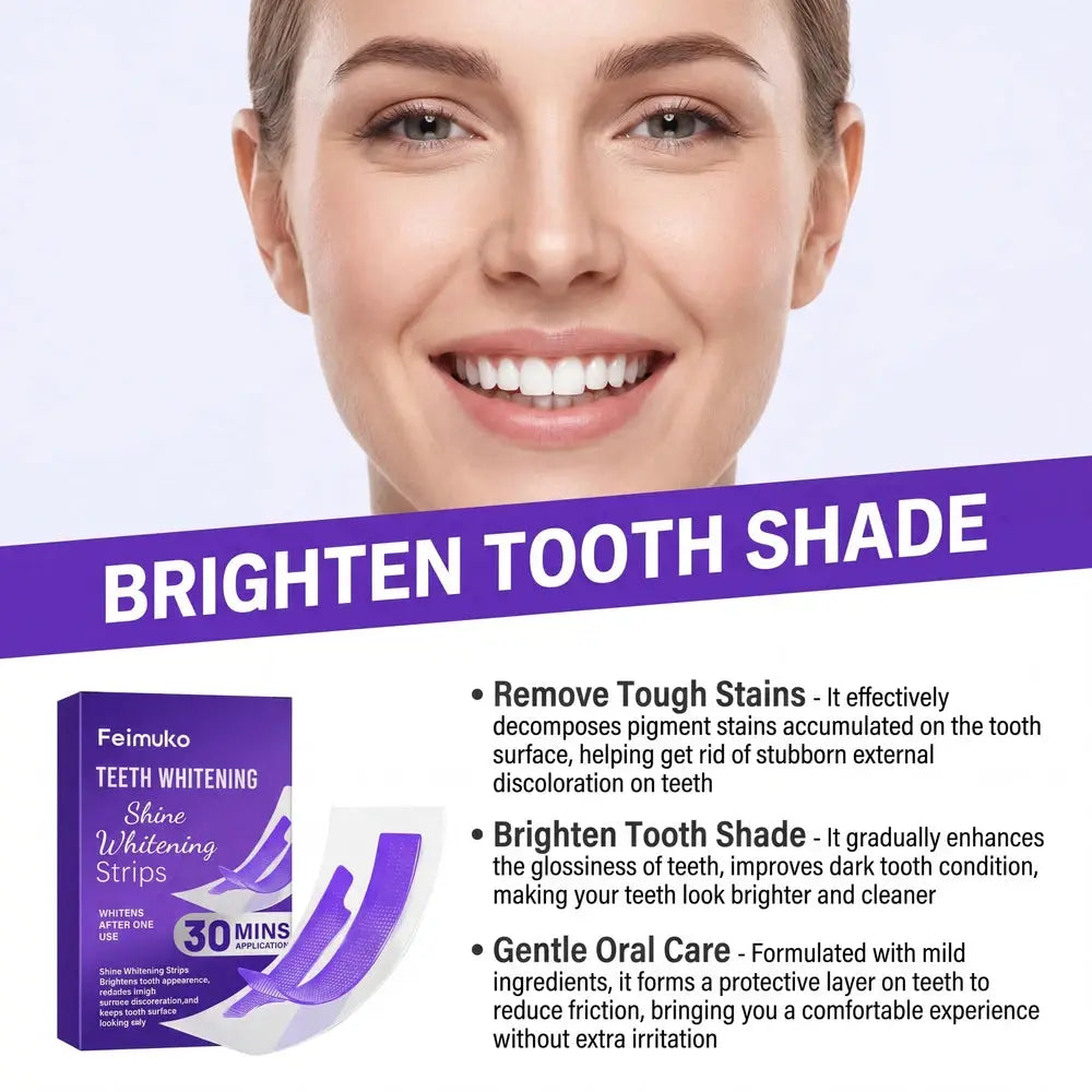Purple Teeth Whitening Strips Flyobi