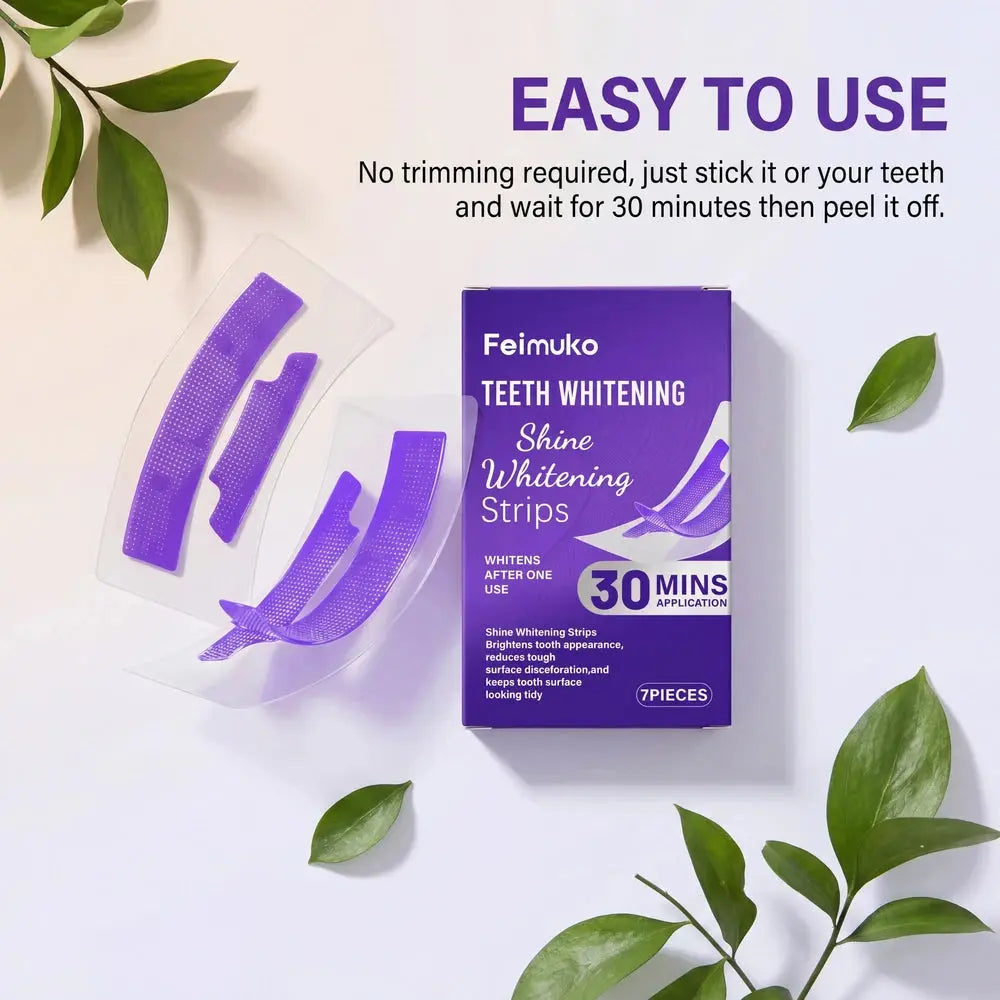 Purple Teeth Whitening Strips Flyobi