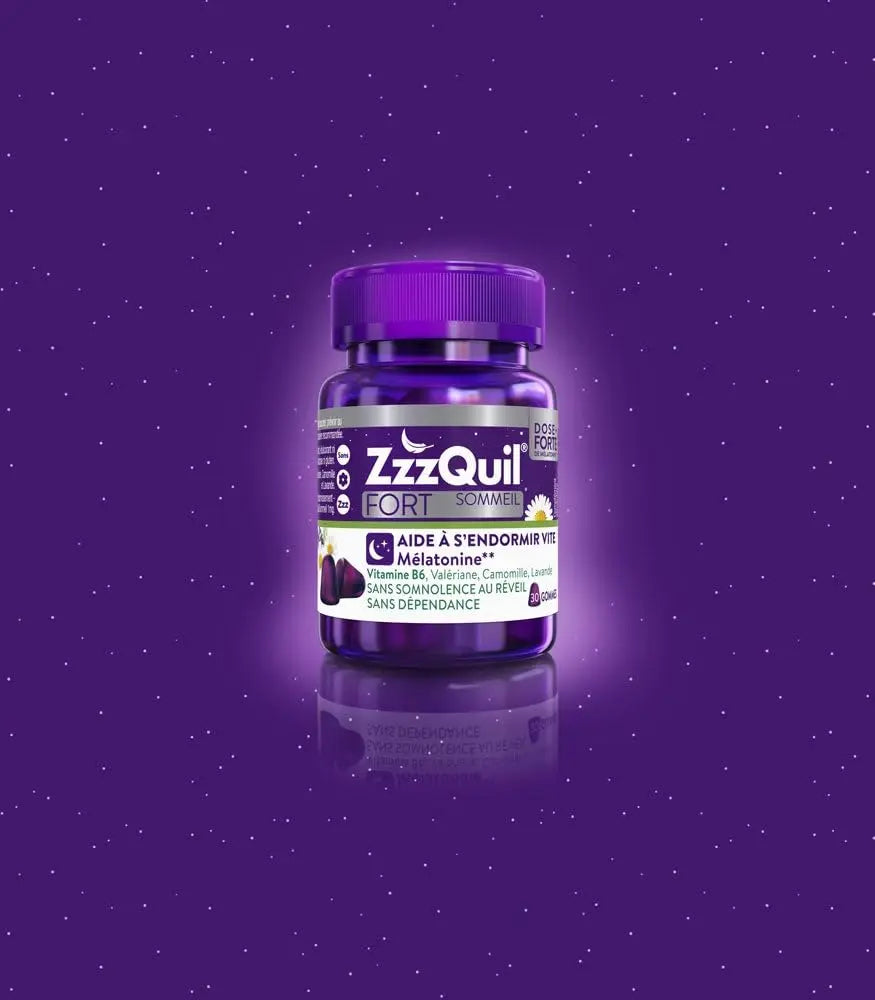 ZzzQuil Fort Sommeil Arôme Fruits des bois 30 gommes Flyobi