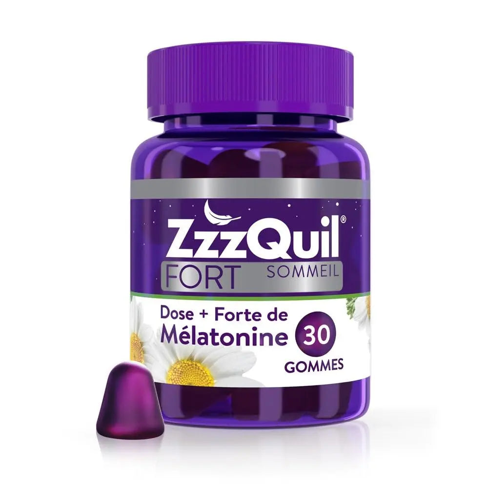 ZzzQuil Fort Sommeil Arôme Fruits des bois 30 gommes Flyobi