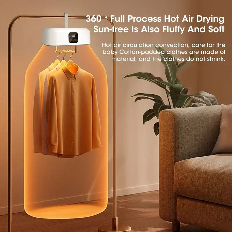 Electric Travel Clothes Dryer Flyobi