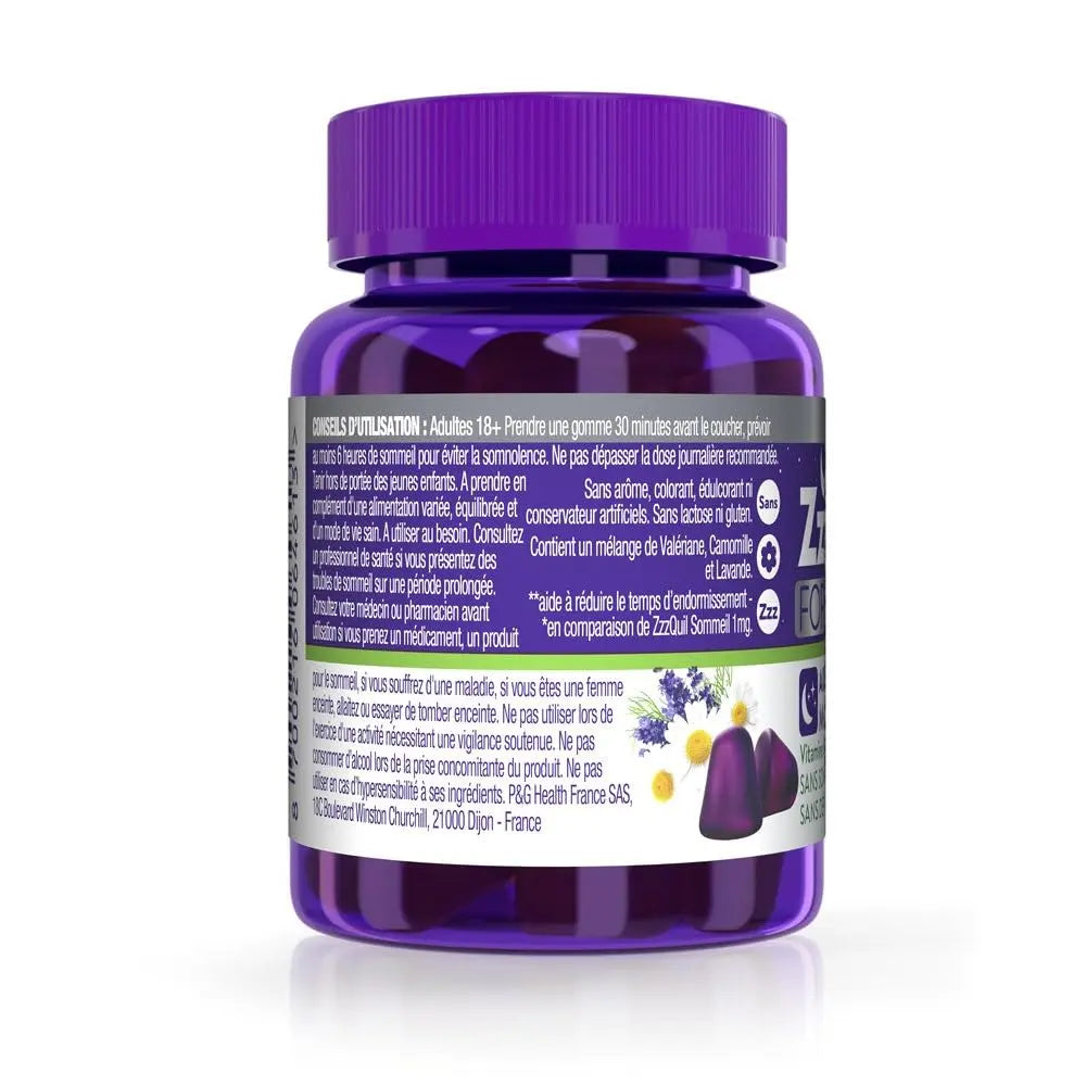 ZzzQuil Fort Sommeil Arôme Fruits des bois 30 gommes Flyobi