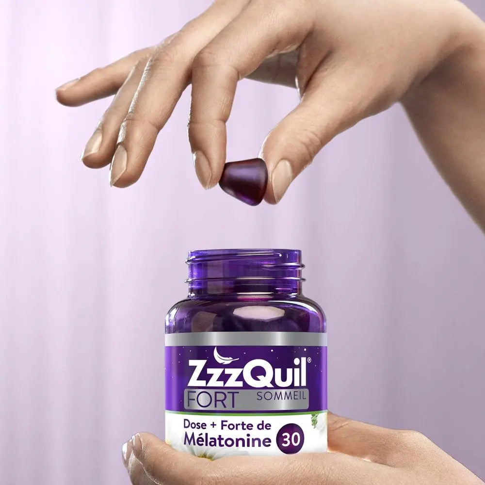 ZzzQuil Fort Sommeil Arôme Fruits des bois 30 gommes Flyobi