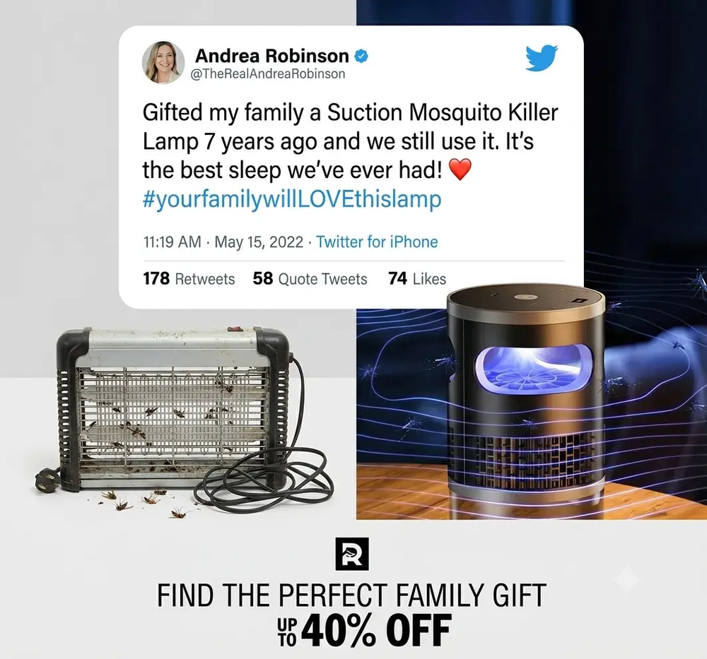 Suction Mosquito Killer Lamp Flyobi
