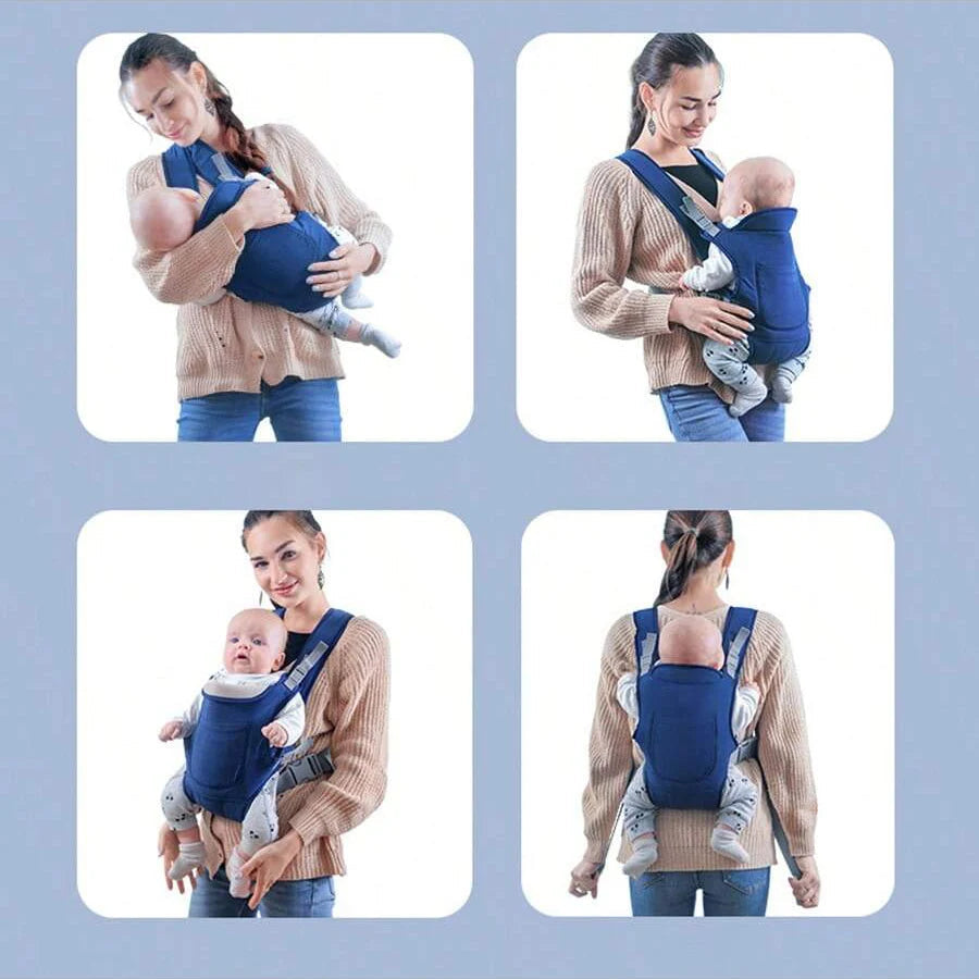 1Pc Baby Carrier Multi-Functional Front & Back Carry for Newborns Perfect for Comfort and Convenience Flyobi