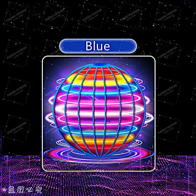 Flying Ball with Lights 2026 Hand Controlled Flying Ball Boomerang Hover Ball Flying Spinner Toy 360 ° Rotating Suspension Ball Flyobi