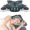 Memory Foam Pillow Cervical Pillow Neck Pain Relief Contour Ergonomic Orthopedic Neck Support for Side Back Stomach Sleeper Gift Flyobi