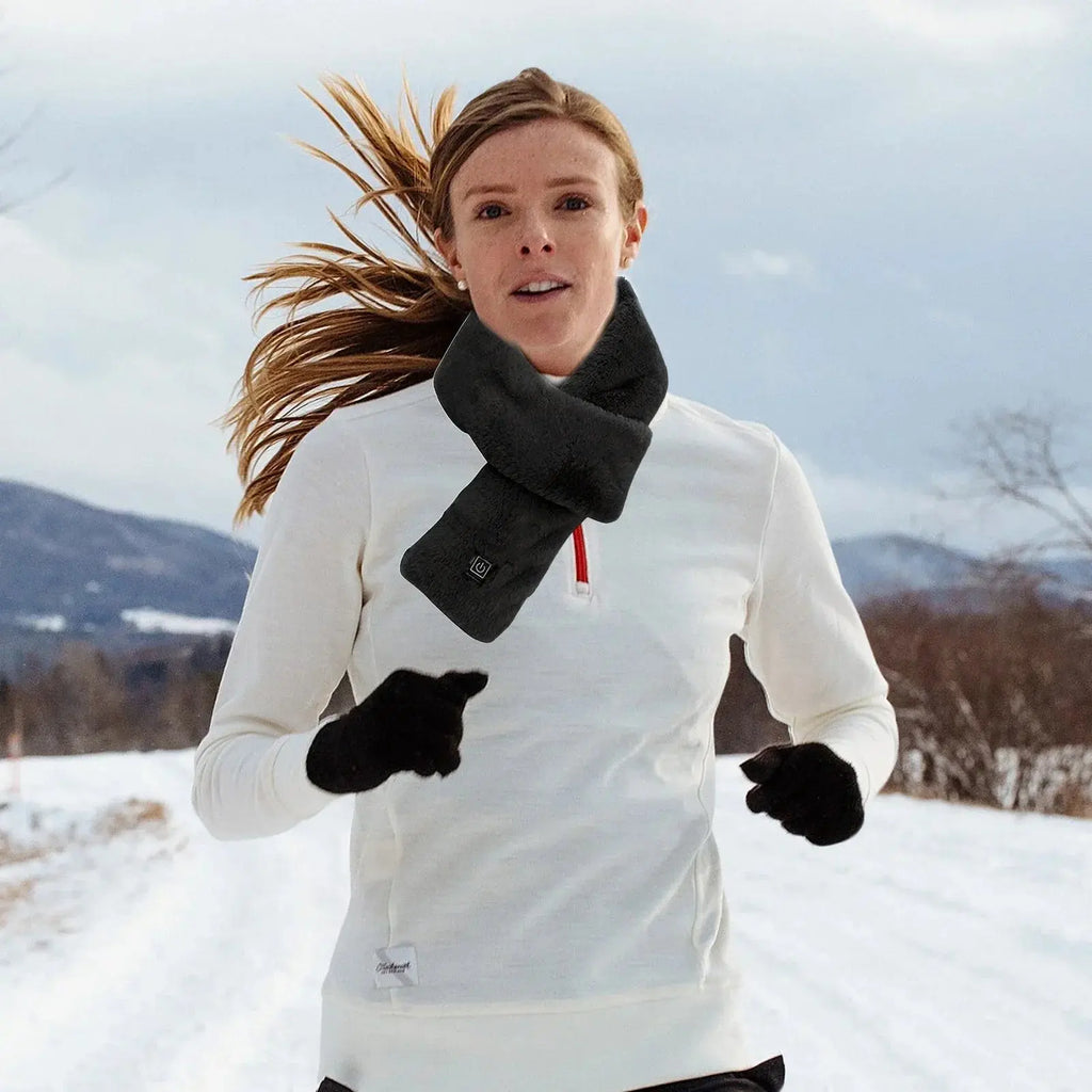3 Gear Heating Outdoor Warm Electric Heating Scarf Heating Pads USB Heater Thermal Shawl Neck Brace Warm Bib for Women Men Flyobi