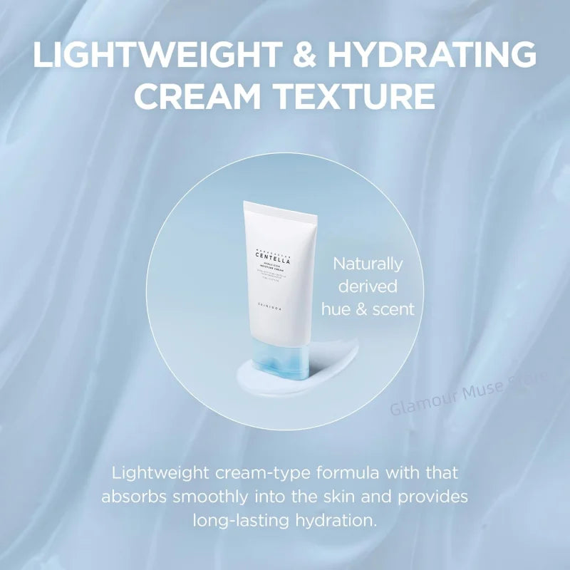 Korean Centella Hyalu Cica Water-Fit Sun Serum SPF50 Sunscream & Facial Hyalu-Cica Moisture Cream Beauty Skincare Sets Flyobi