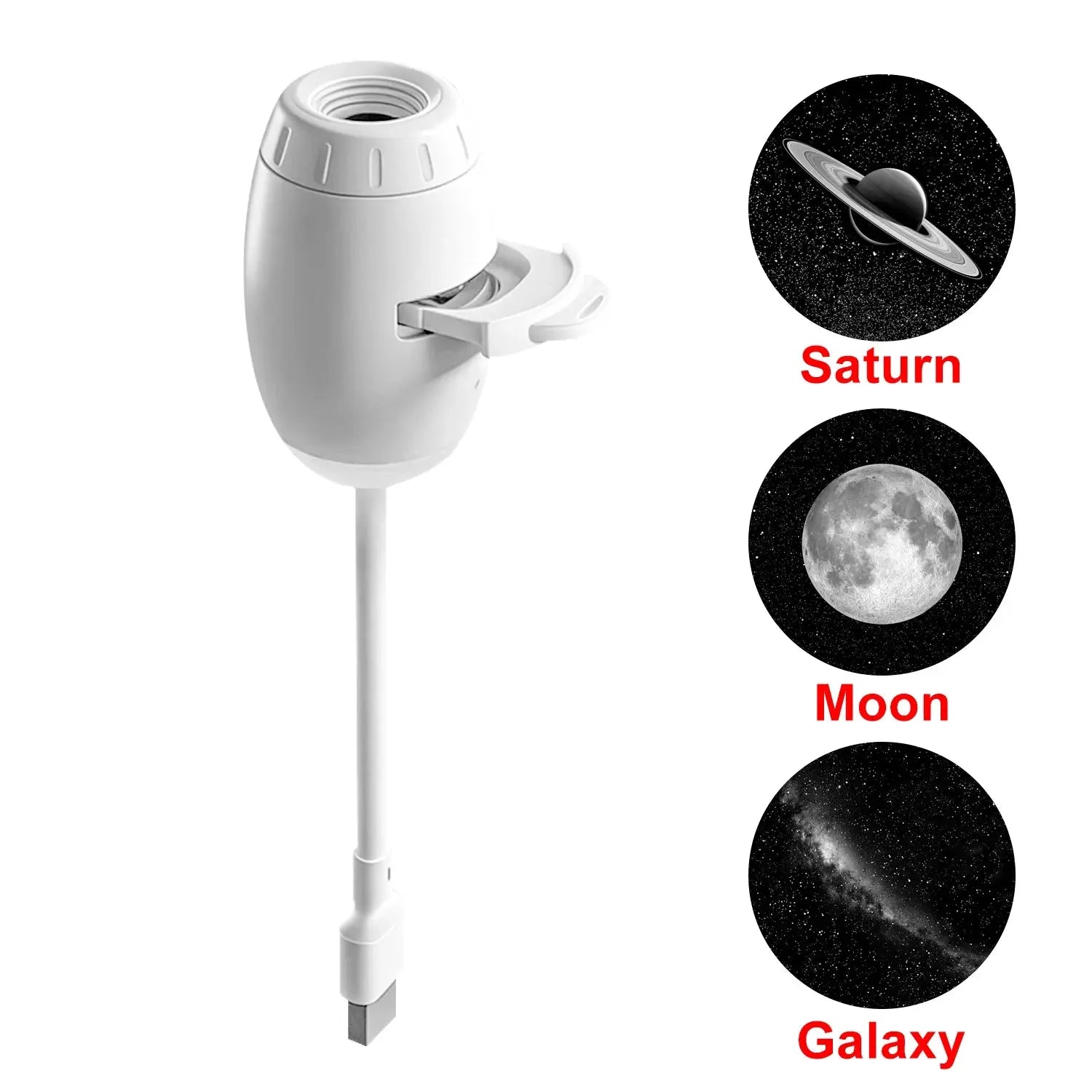 Mini Galaxy Star Projector Two In One Night Light Home Background Atmosphere Light Bedroom Car Decoration Children's Gift Flyobi