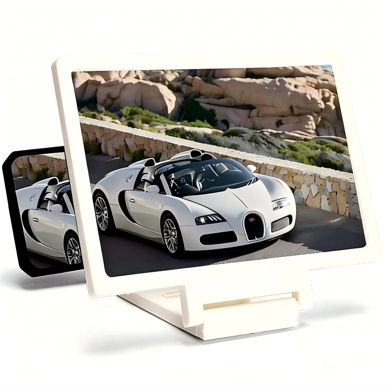 New 3D HD Mobile Phone Screen Amplifier Video Magnifier Stand Enlarged Screen Holder for Movie Watching Flyobi