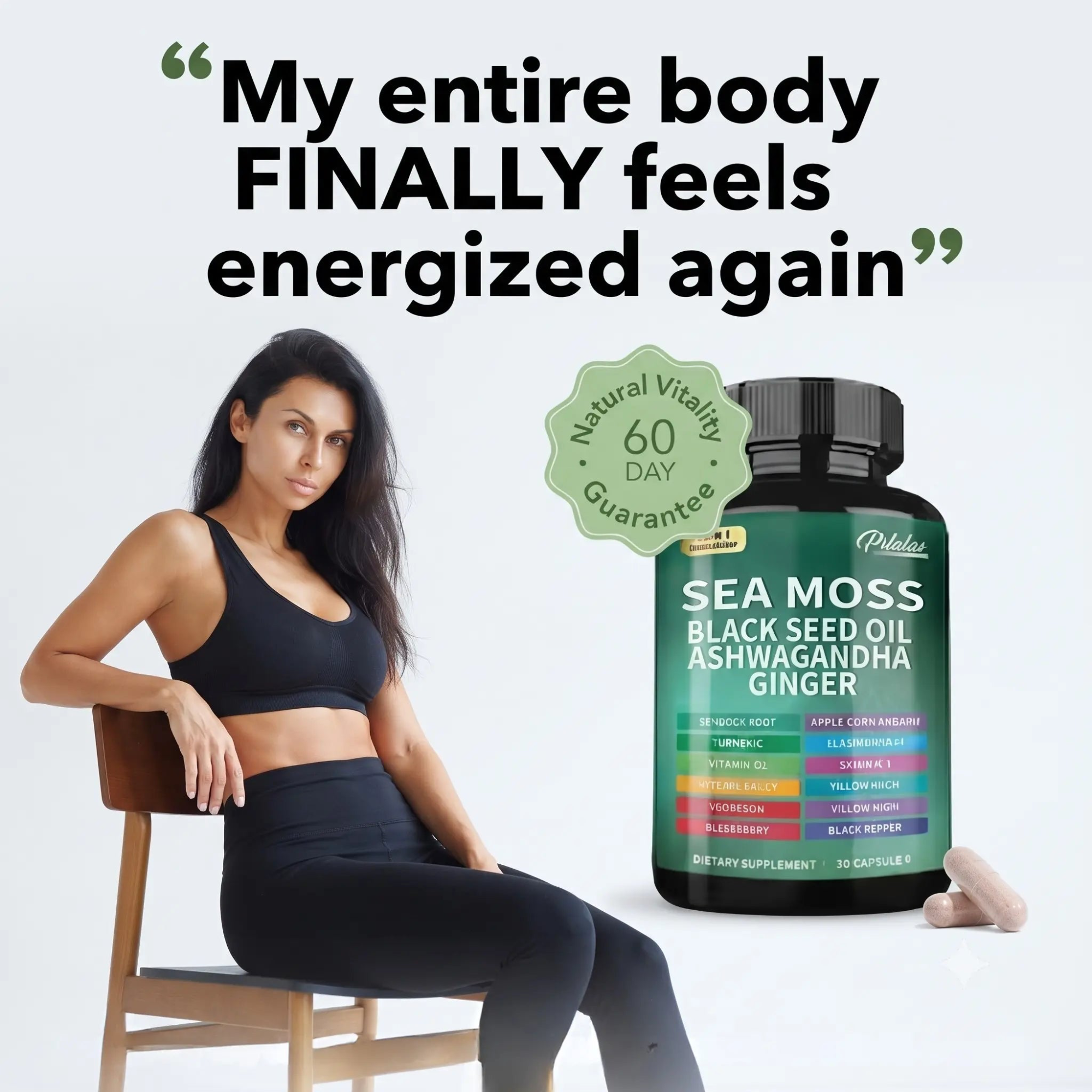 Sea Moss Ginger Capsules Flyobi