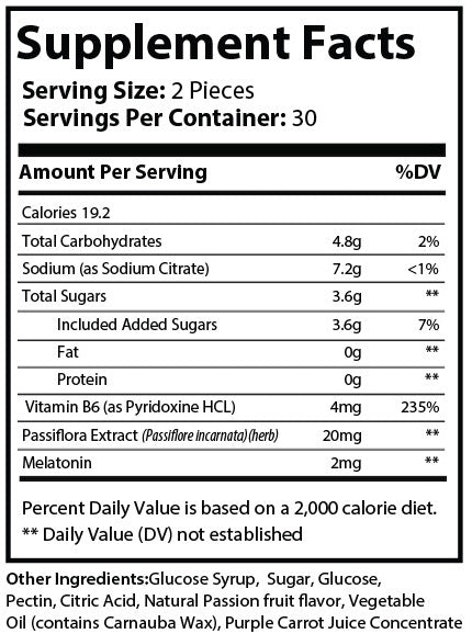 Pure Sleep Gummies DC-Purex Nutrition